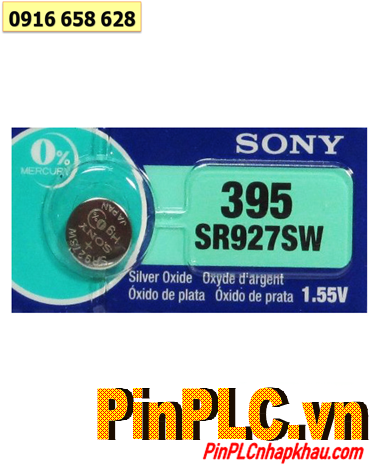 Sony SR927SW _Pin 395; Pin đồng hồ 1.55v Silver Oxide Sony SR927SW _Pin 395/399